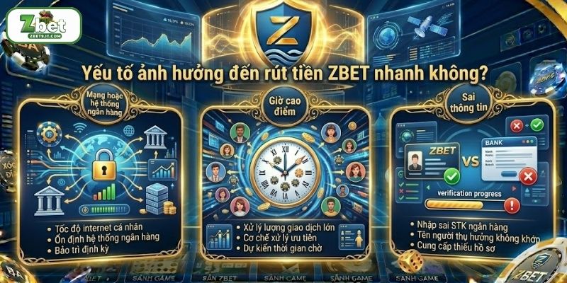 Tiêu chí tác động đến rút tiền ZBET nhanh không