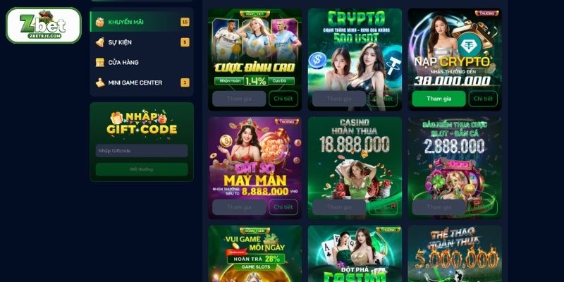 Tìm hiểu về chương trình khuyến mãi ZBET