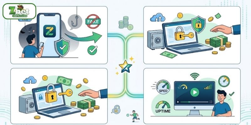 Ưu điểm vượt trội khi vào link ZBET chính thức